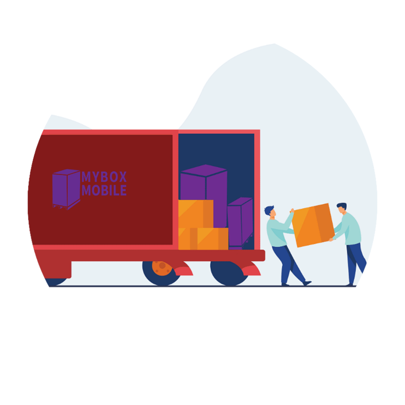 Chargement et déchargement d'une box